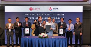 Toàn cảnh sự kiện ký kết hợp tác đầu tư dự án Lotte Eco Smart City Thủ Thiêm giữa Lotte và Phát Đạt